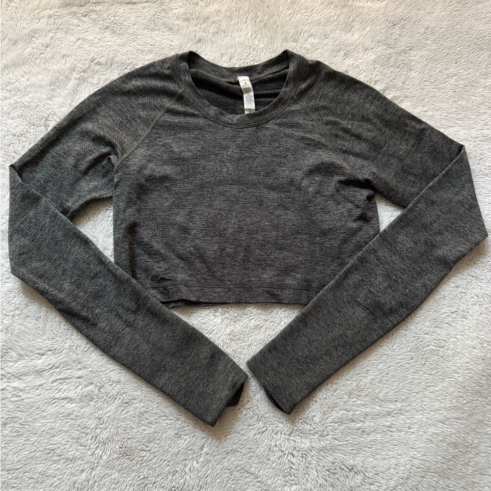 Lululemon swiftly cropped longsleeve